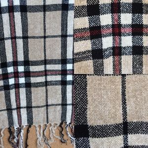 🛍🎁🎄 Plaid Chenille Scarf